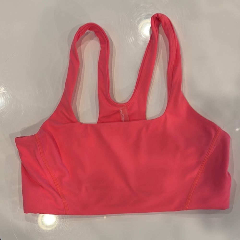 Free People Pink Racerback Sports Bra